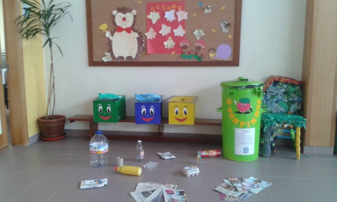 EB1/PE do Jardim da Serra organizou jogos sobre a recolha seletiva de resíduos