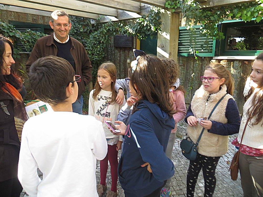 Escola Básica e Secundária de Ourém fizeram uma visita à Mata Municipal de Ourém
