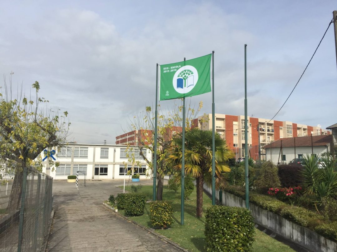 Escola Básica de Gondar em atividades de jardinagem