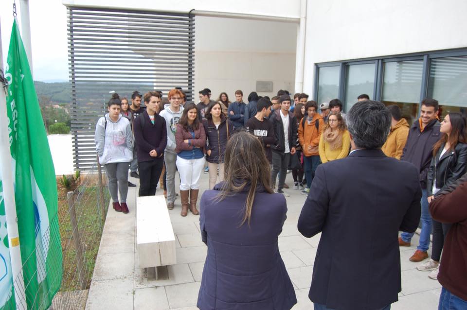 Hasteada a Bandeira Verde na ETPSicó – Pólo de Penela