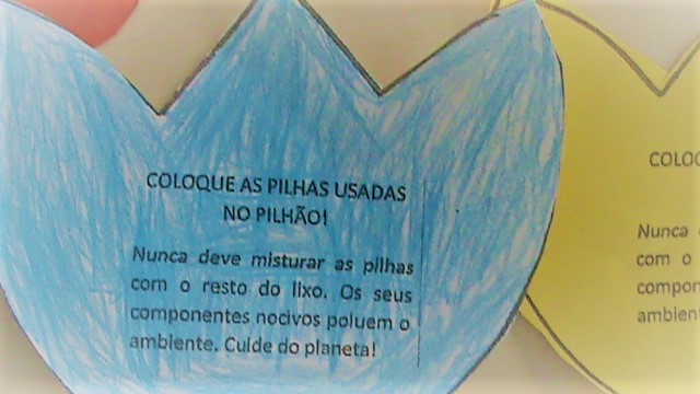 Oferta de flores de papel – em defesa da Terra!