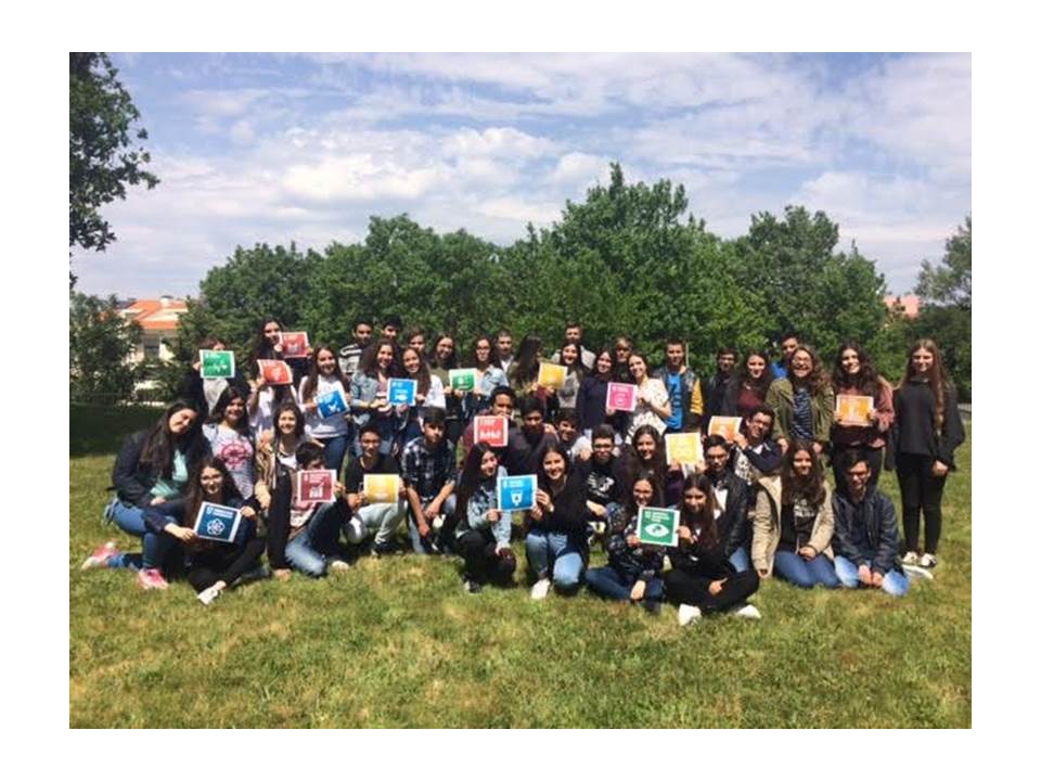 OS ALUNOS QUE TRABALHARAM NOS ODS -9º C E 9ºD DA ESCOLA SECUNDÁRIA ABEL SALAZAR