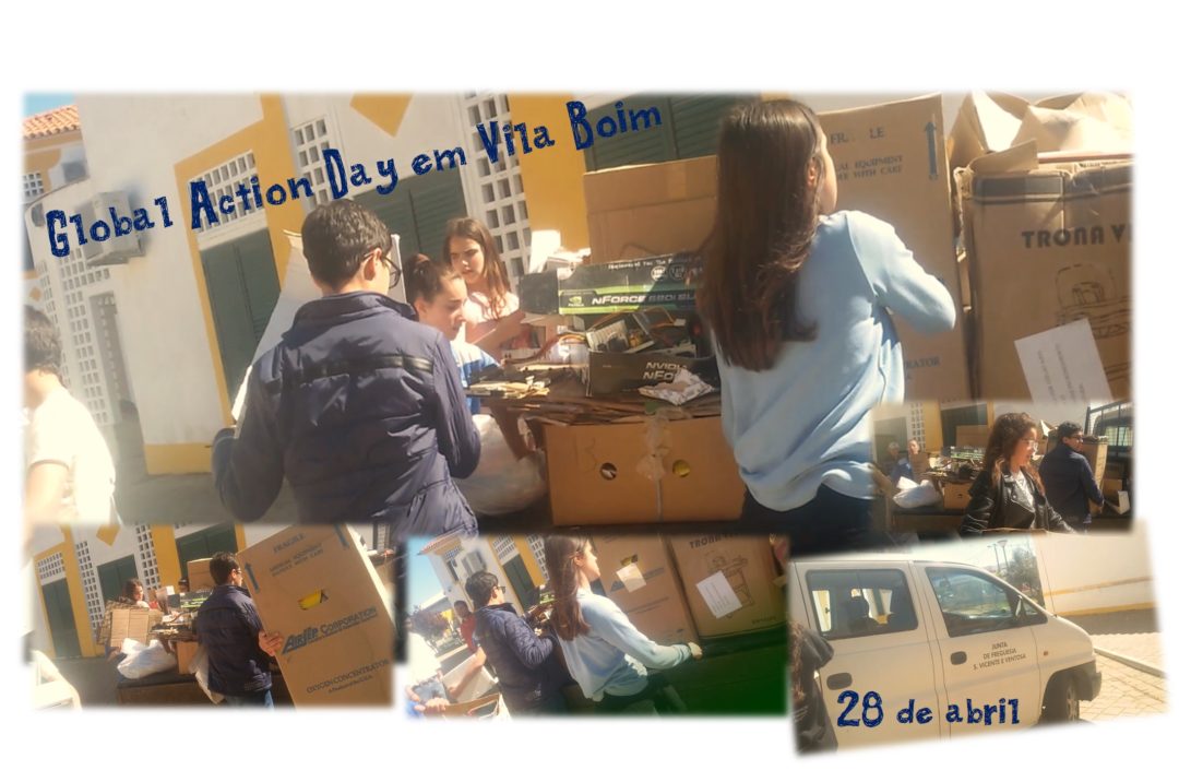 Recolha seletiva de resíduos na área de residência dos alunos da freguesia de São Vicente e Ventosa