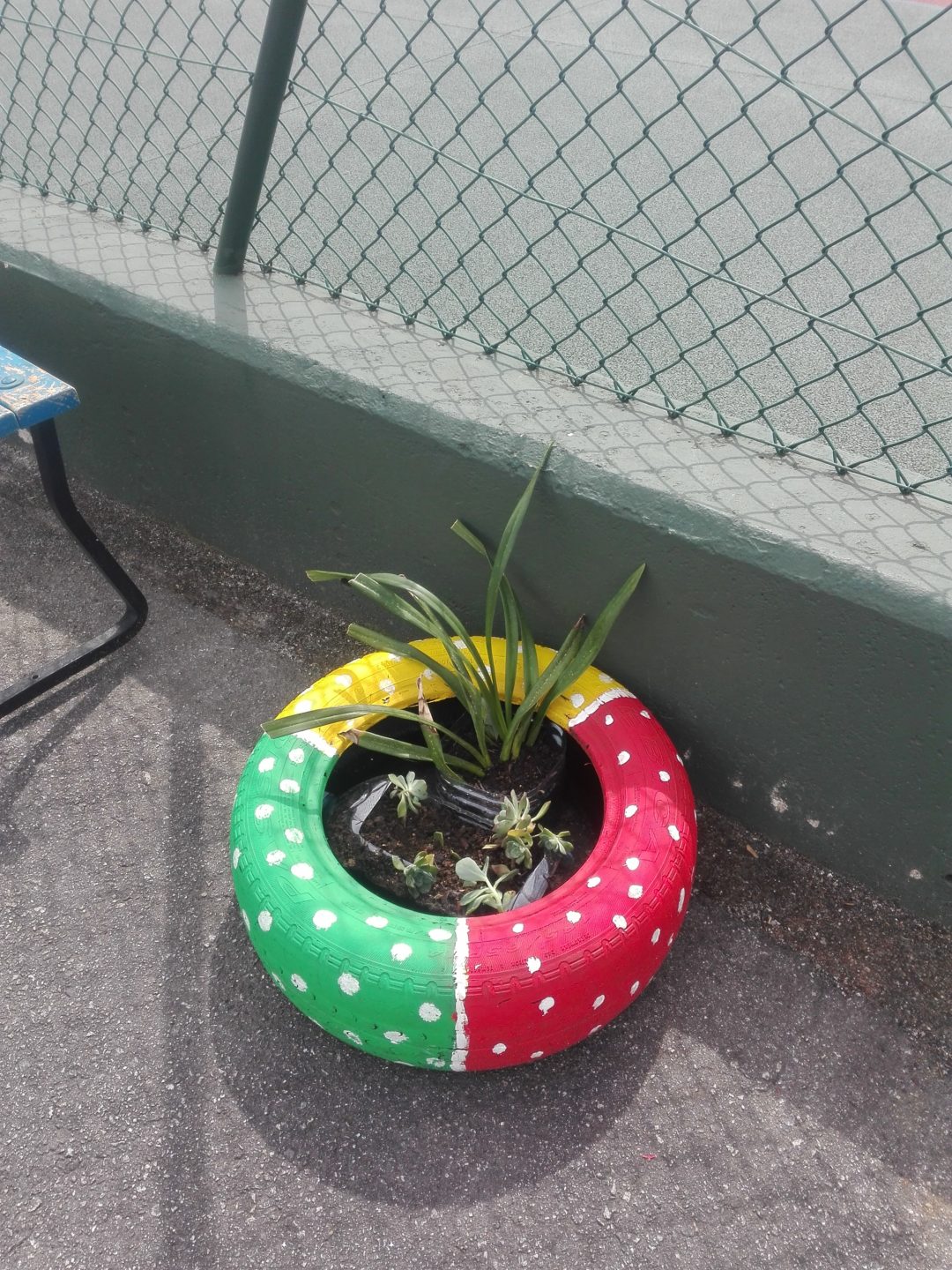 Construção de floreiras