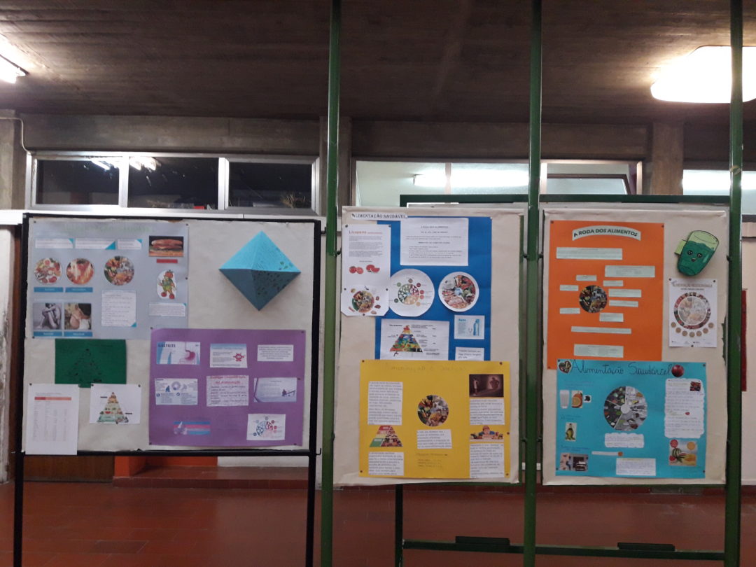 Global Action Days-Alimentação saudável e sustentável;Limpeza dos espaços exteriores da escola.