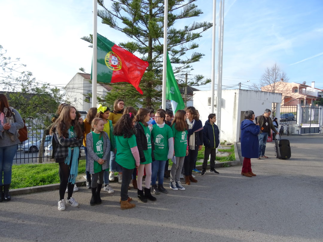 Cerimónia do hastear da bandeira