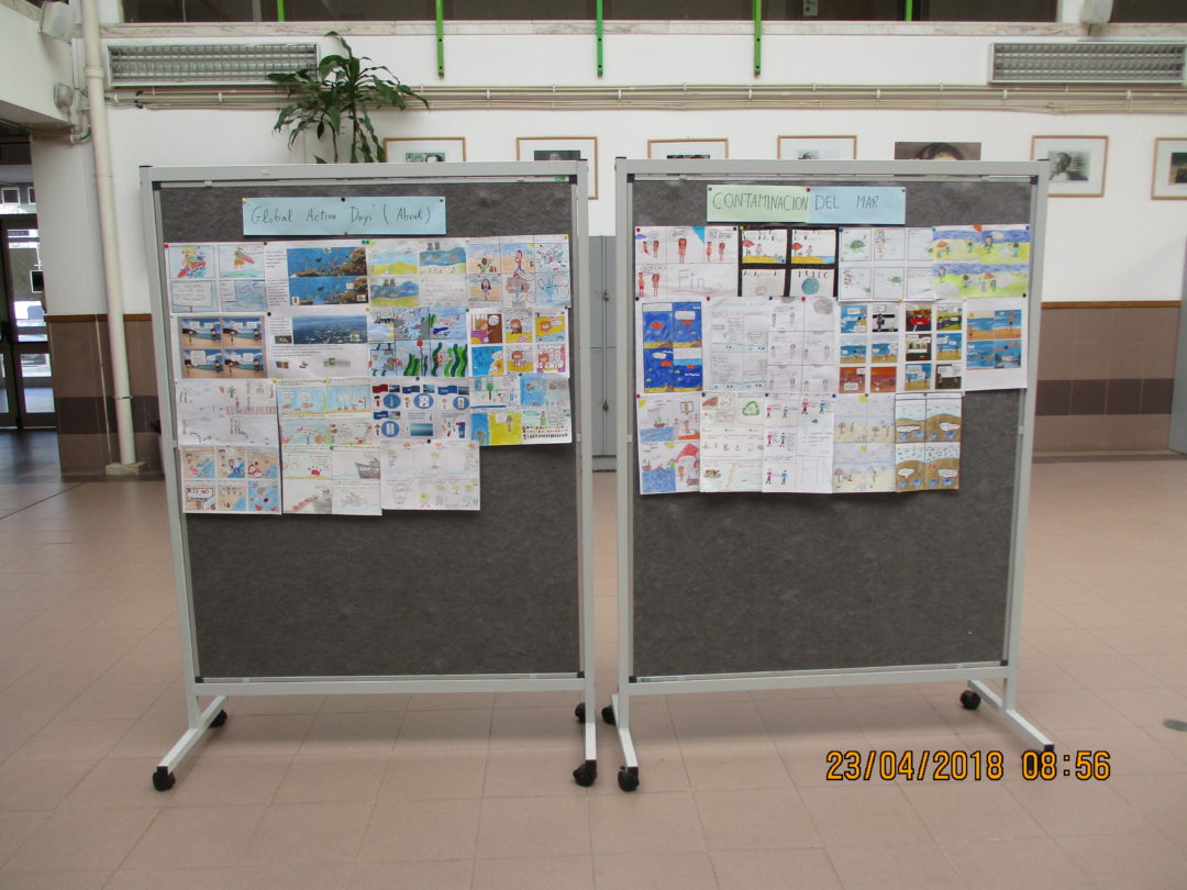 Exhibição de BD sobre os Fogos Florestais e sobre a Poluição do Mar