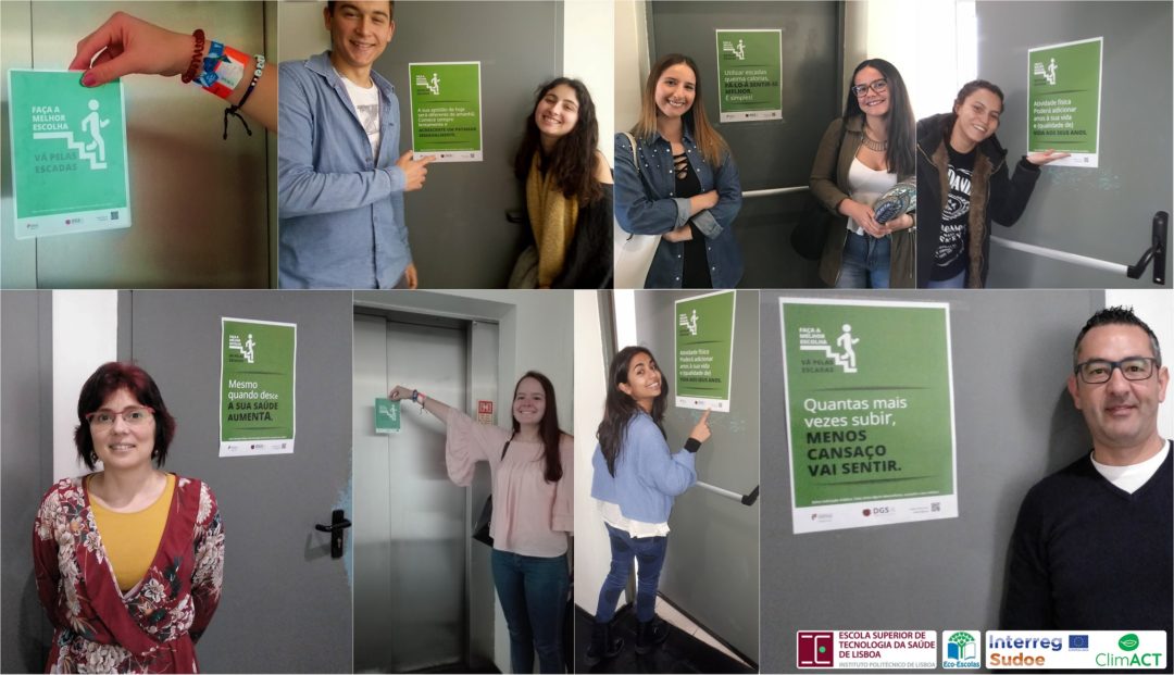 Faça a melhor escolha, vá pelas escadas!