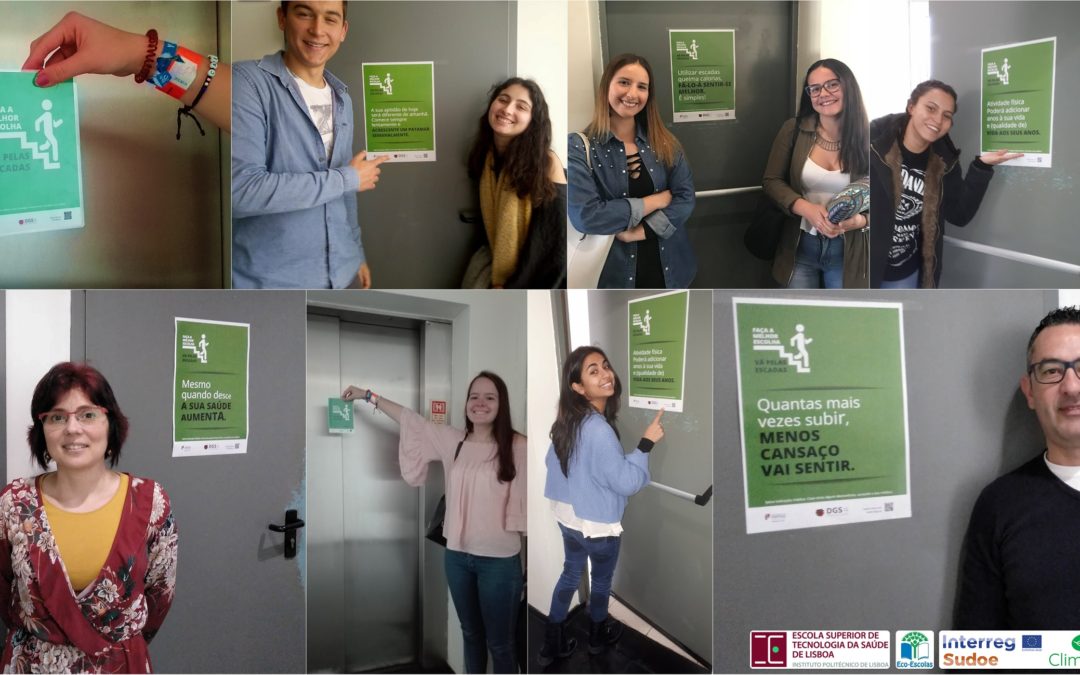 Faça a melhor escolha, vá pelas escadas!