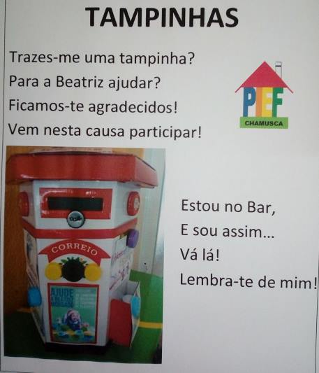 Missão Solidária – Recolha de Tampinhas