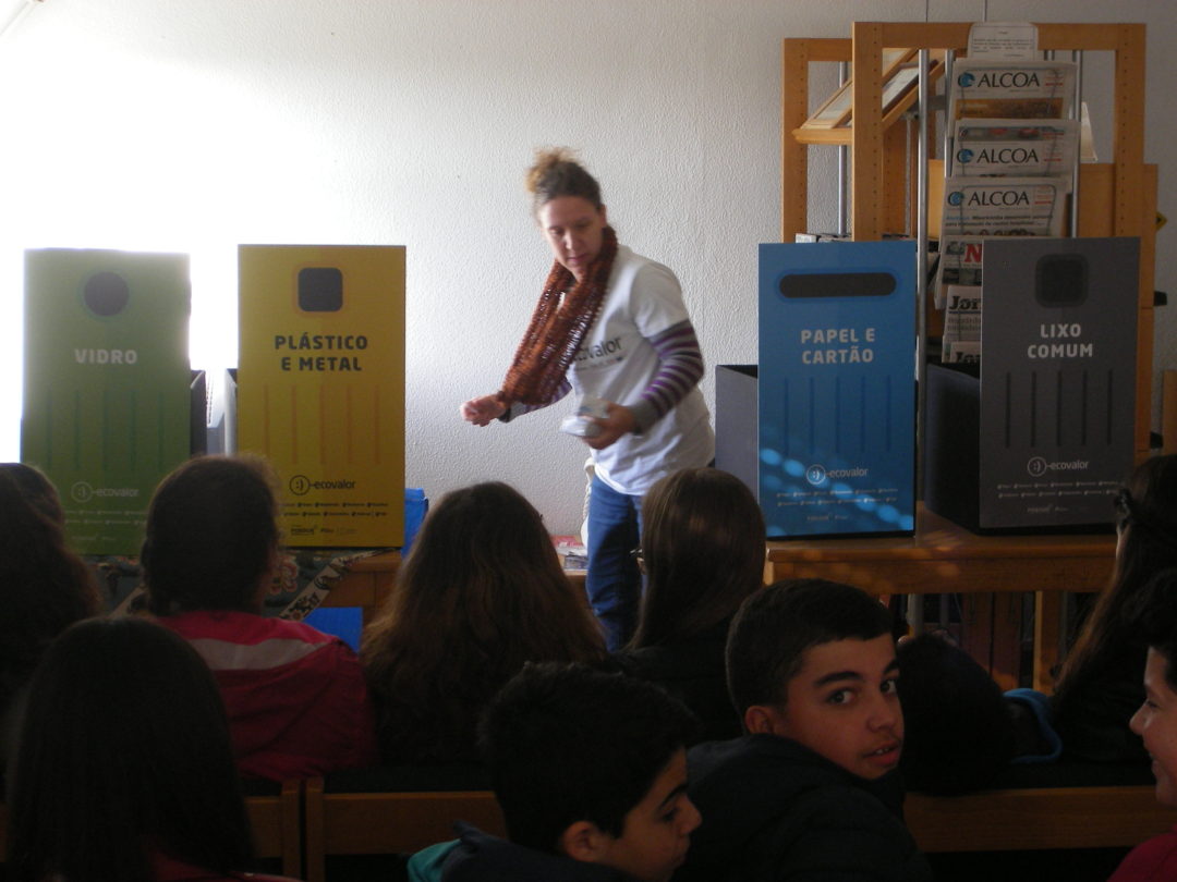 Ação de sensibilização ambiental da Valorsul