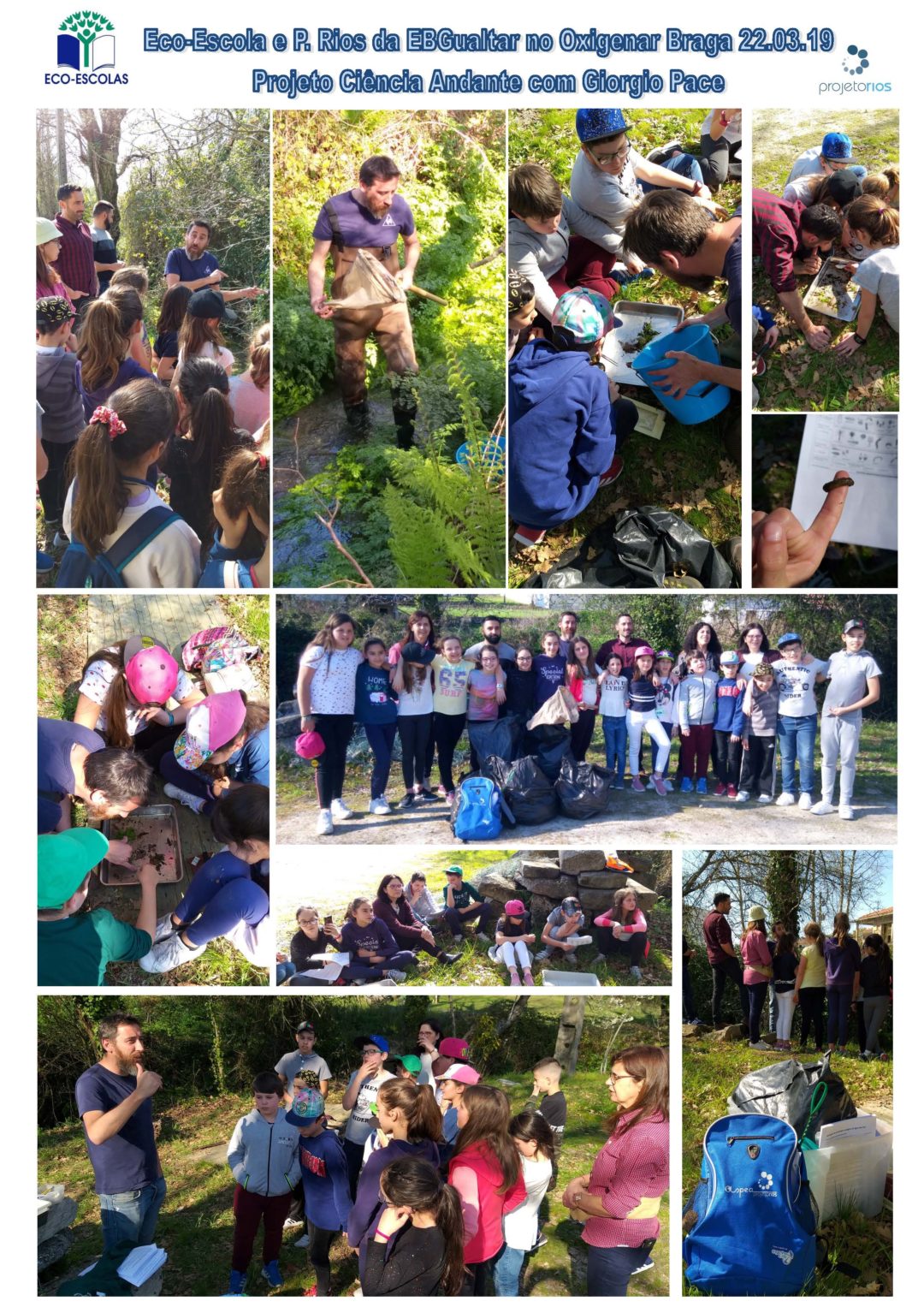 AULA DE CAMPO  COM O  PROJETO CIÊNCIA ANDANTE
