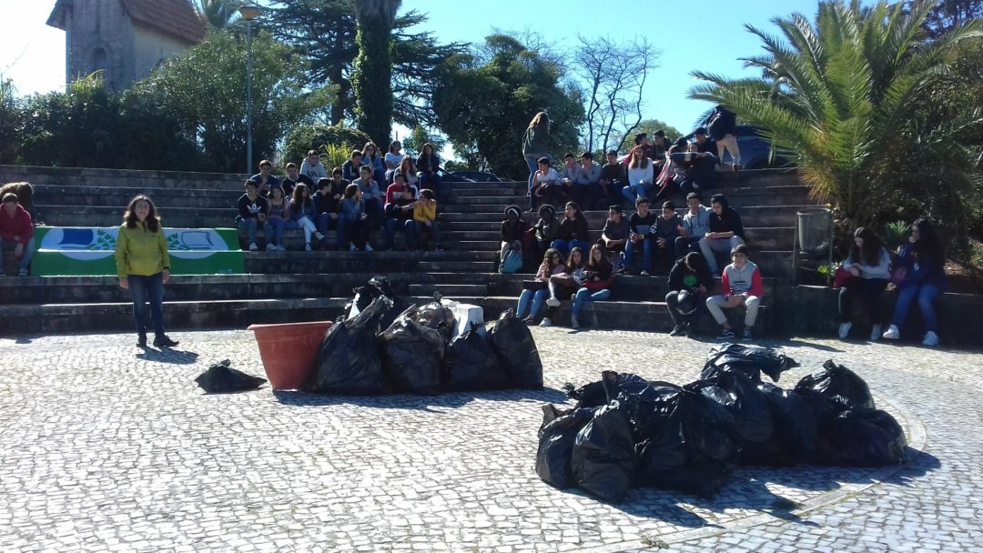 A minha escola é mais limpa do que a tua! (Na Escola Secundária de Sampaio)
