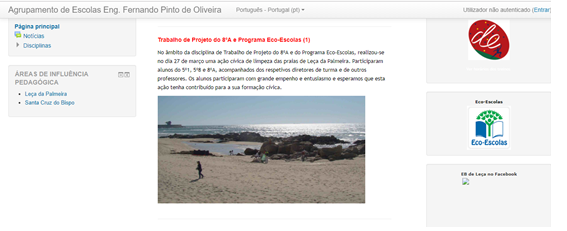 Ação cívica de limpeza da praia de Leça da Palmeira