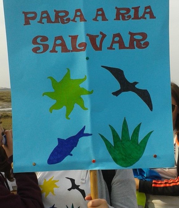 Ação de limpeza da Ecovia da Fuseta