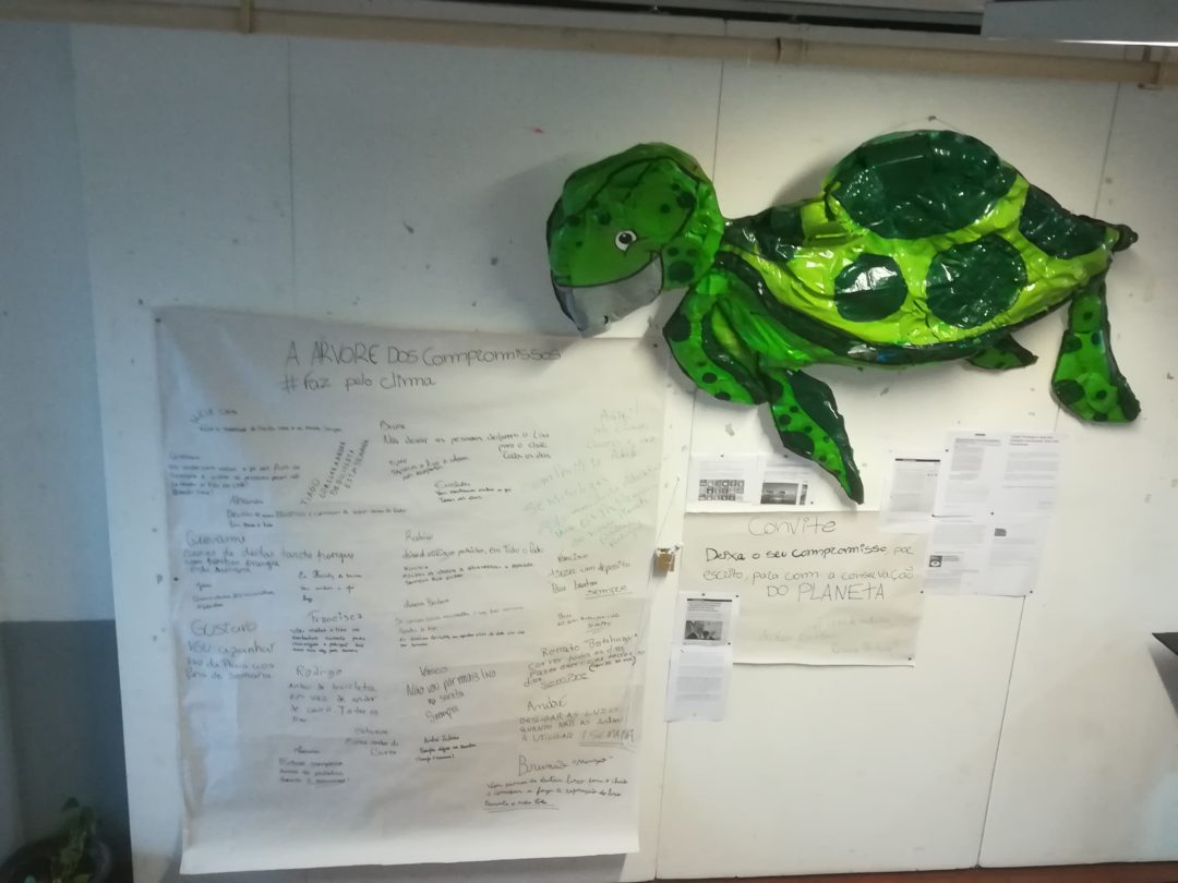 O que a Escola Gama Barros fez pelo clima????