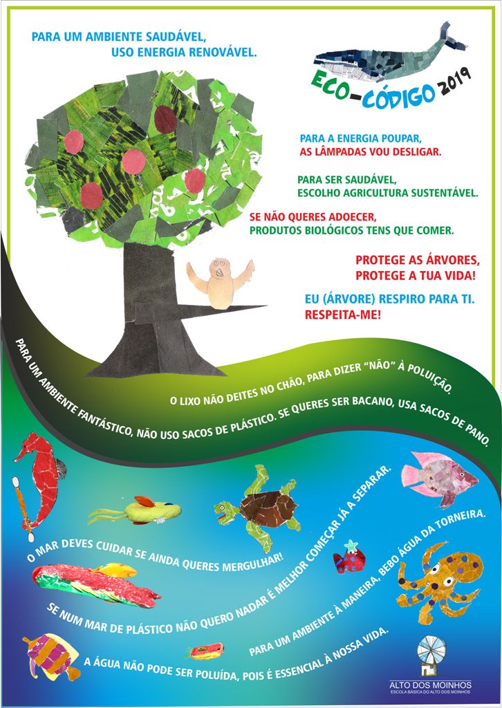 – GLOBAL ACTION DAYS – Divulgação do Eco-Código –  #fazpeloclima #ecoescolasfazpeloclima #ecoschools #globalactiondays