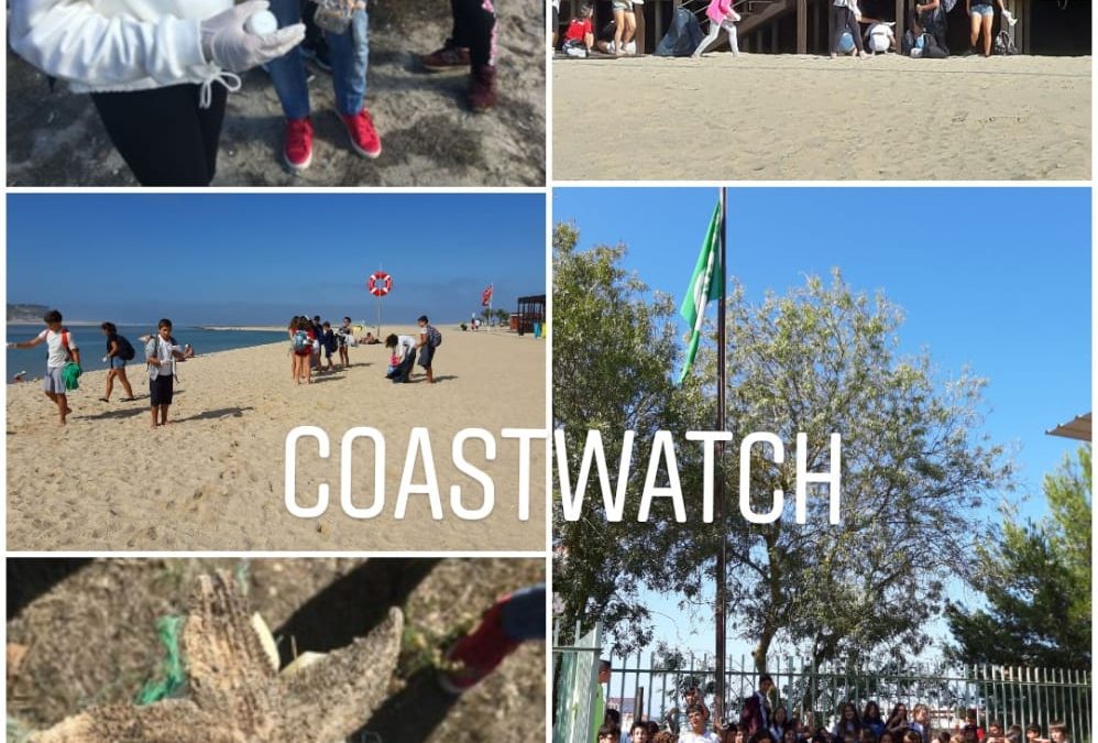 Global Action Days comemorado na Escola Básica D. João II, Caldas da Rainha com observação do litoral e recolha de resíduos.