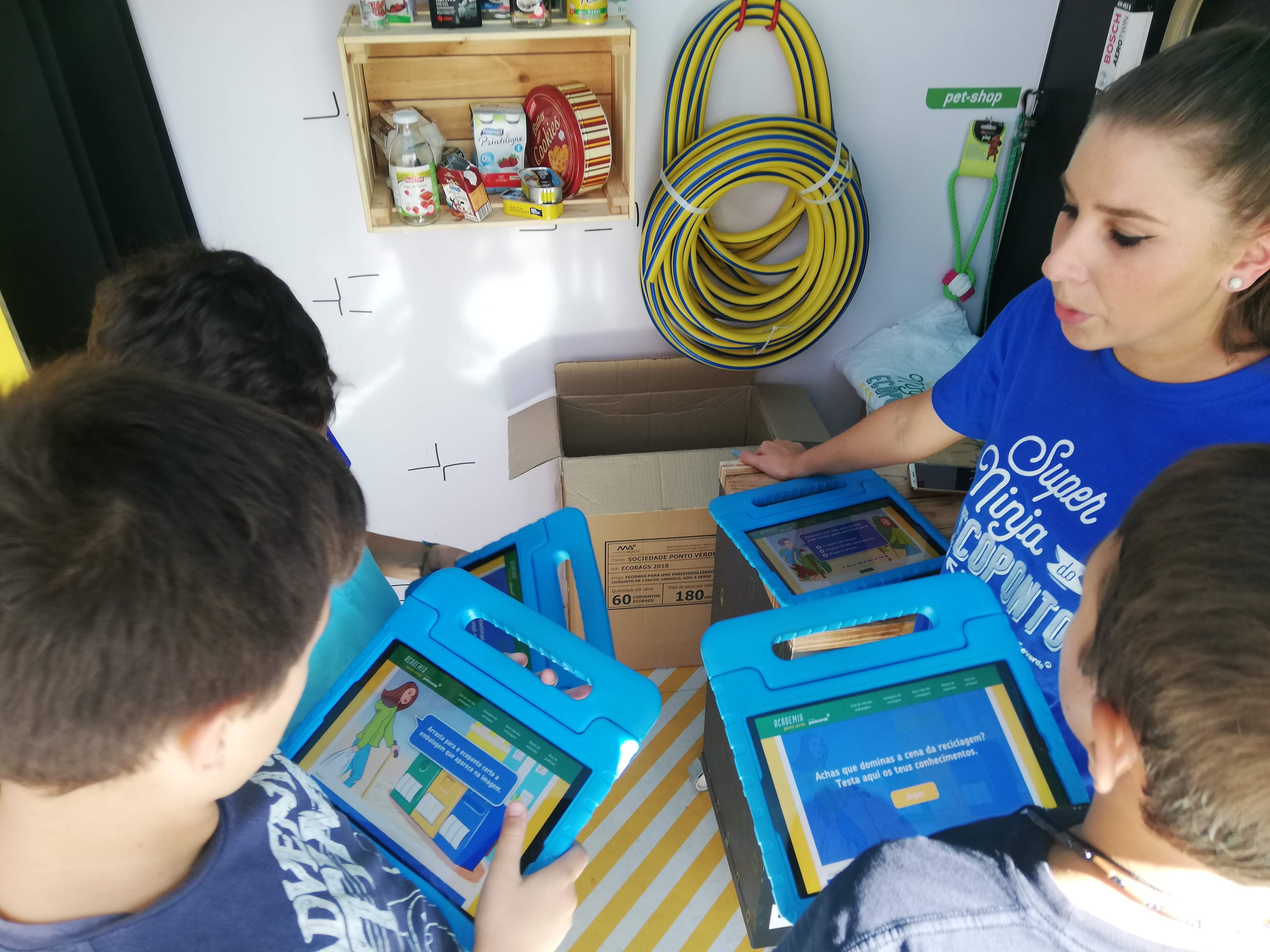 Jogo da reciclagem interativo