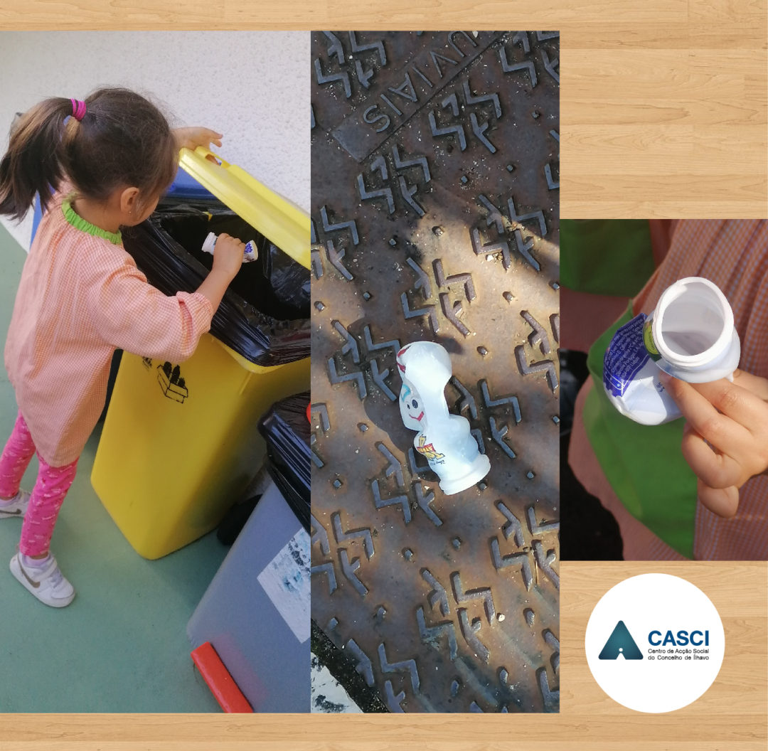 Eco-ação de limpeza das crianças do CASCI