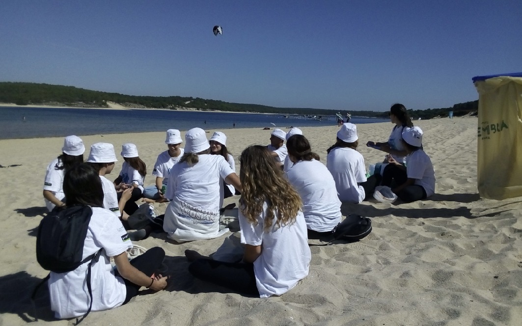 Eco-ação de Limpeza na praia da Lagoa de Albufeira #fazpeloclima