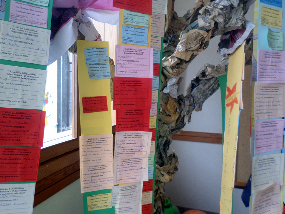 Greve / crise  Climática- 27 de setembro de 2019 –  Árvores dos compromissos- Celeirós