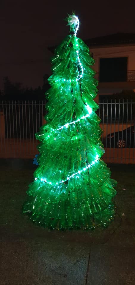 O Natal com garrafas de plástico chega à EBS do LEVANTE da MAIA – Global Action Days #ecoescolasfazpeloclima