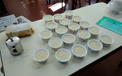 Sabão feito com óleo usado