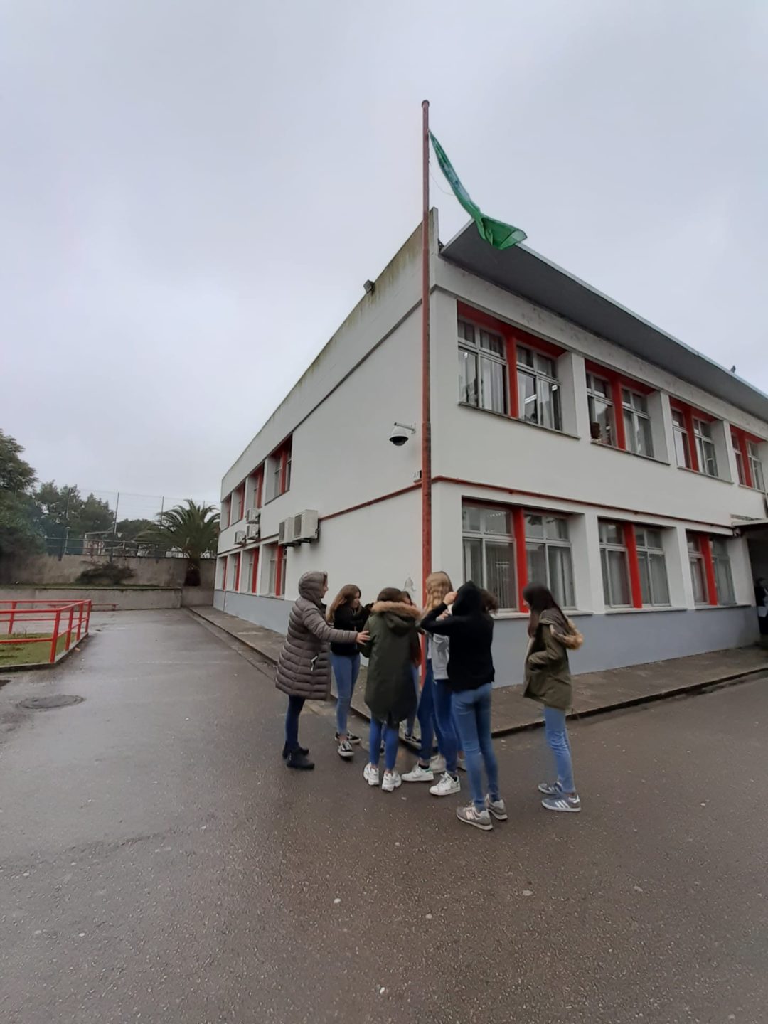 Hastear da primeira Bandeira Verde