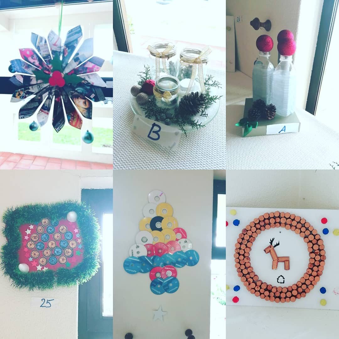 Decorações de Natal Sutentáveis