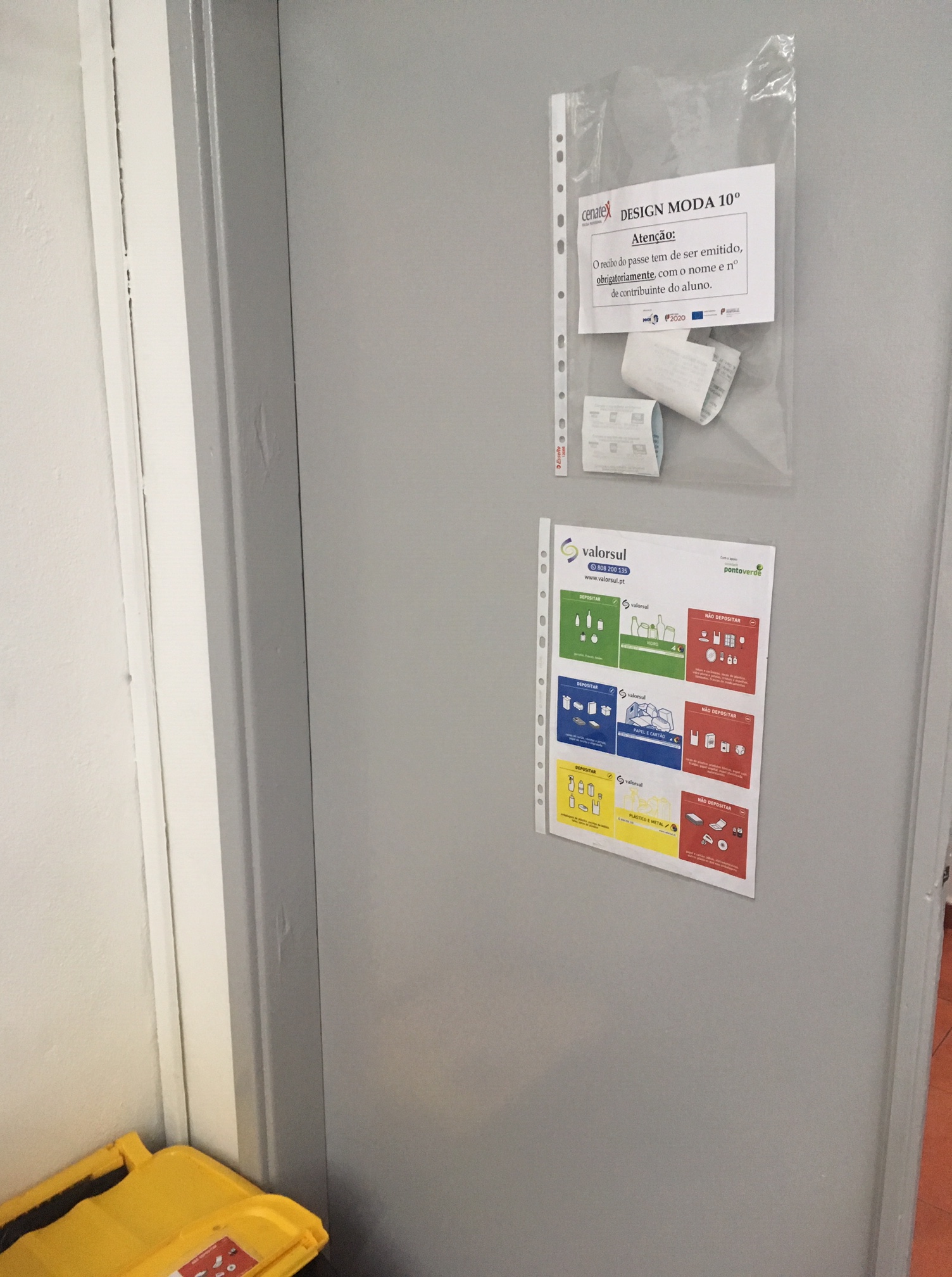 Informação sobre reciclagem