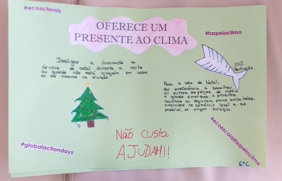 Oferece um presente ao clima