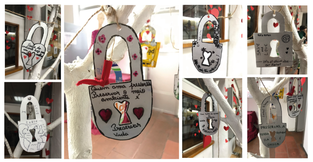 Cadeados de Amor pelo Planeta!