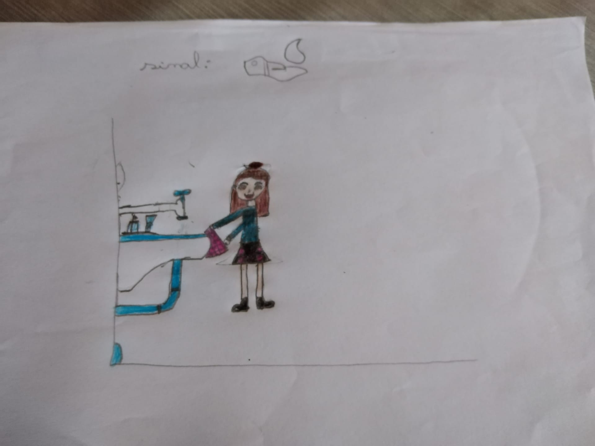 Dia da Terra - Desenho - Luana