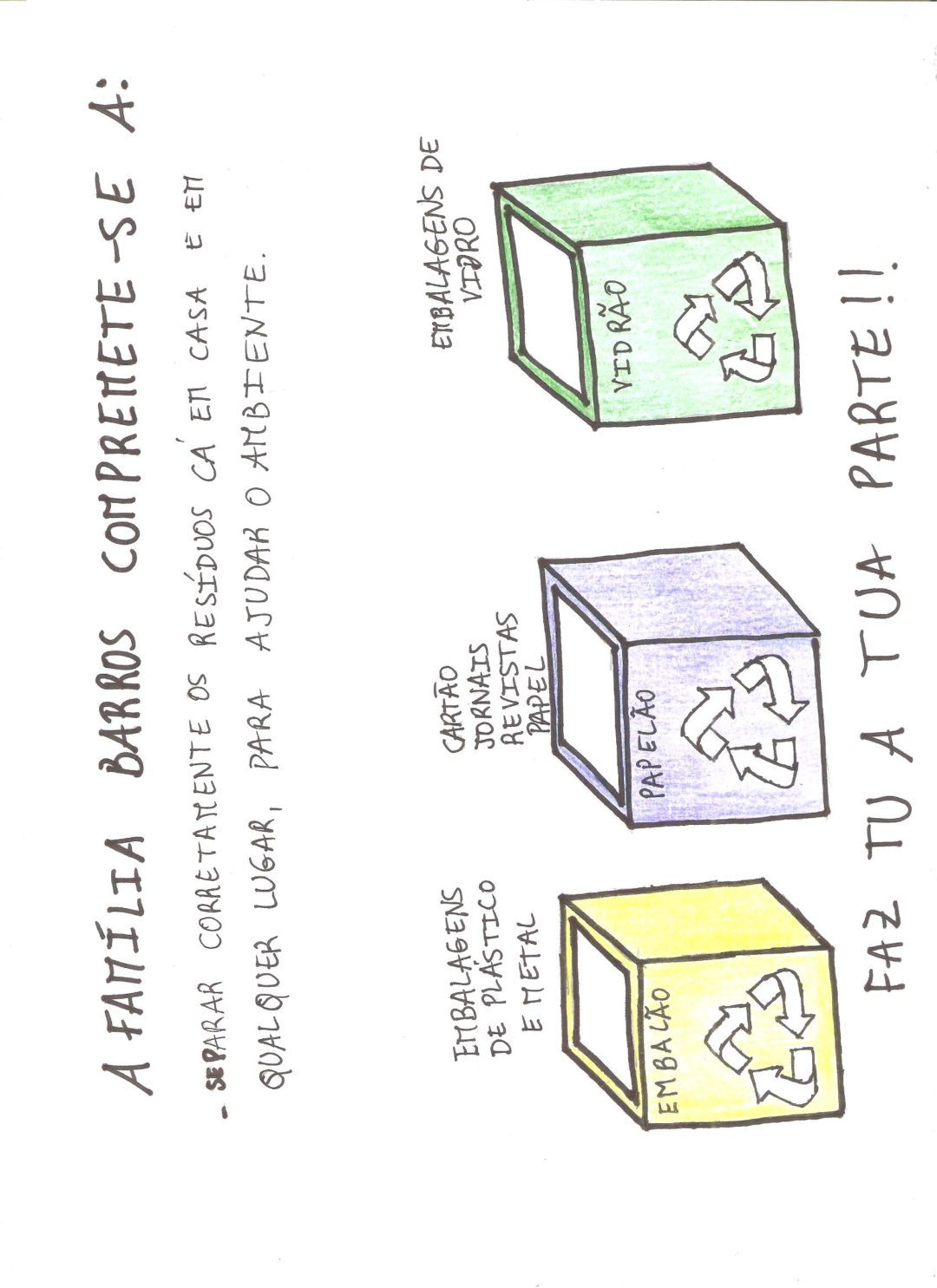 A minha família compromete-se pelo clima