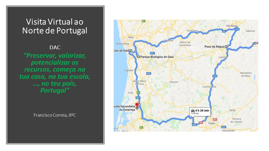 SEMANA ECO VIRTUAL – DESAFIO VISITA VIRTUAL AO NORTE DE PORTUGAL