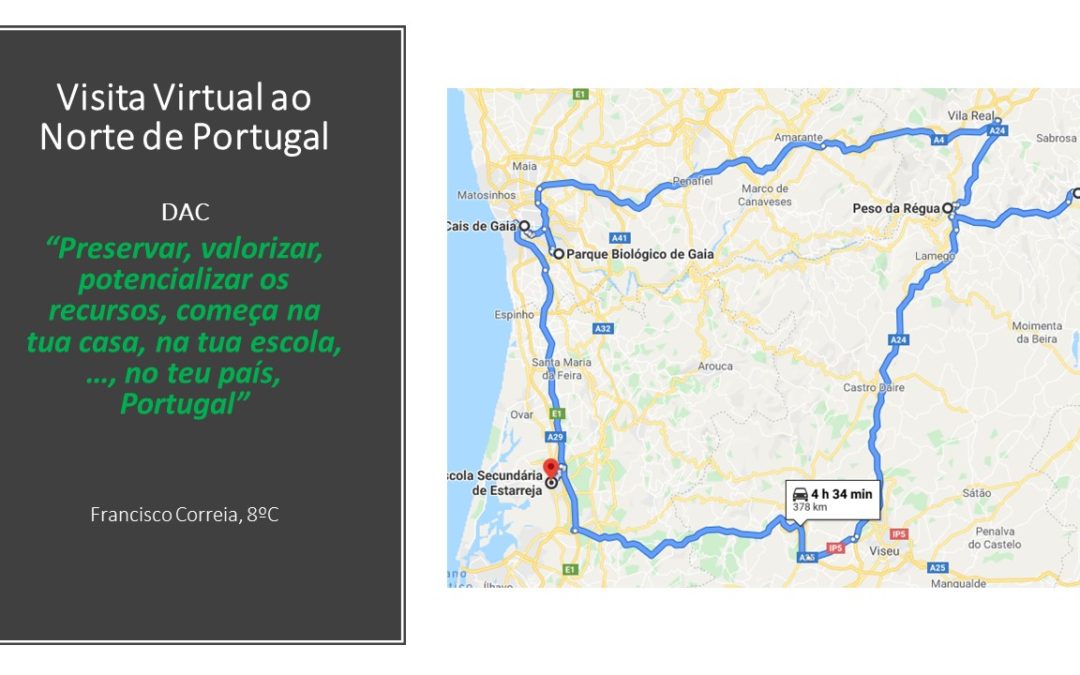 SEMANA ECO VIRTUAL – DESAFIO VISITA VIRTUAL AO NORTE DE PORTUGAL