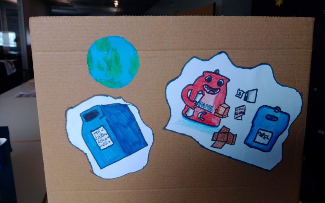 Construção de ecopontos azuis