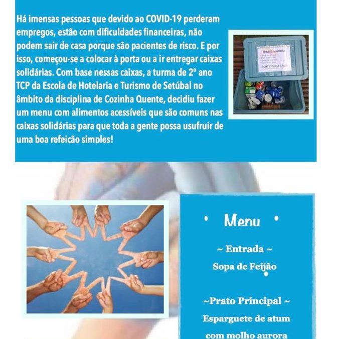 O Menu das Caixas Solidárias