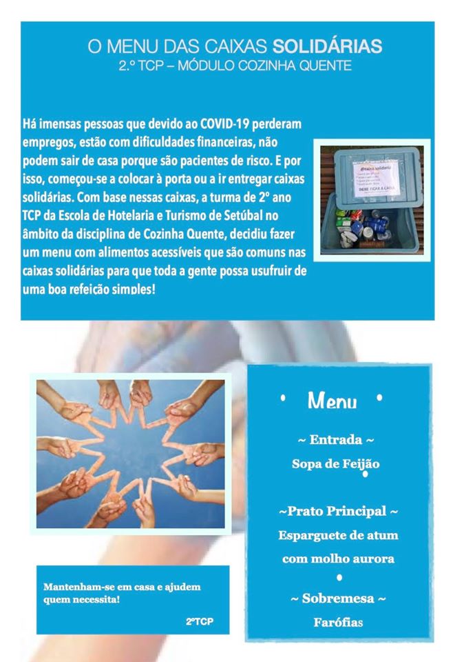 O Menu das Caixas Solidárias