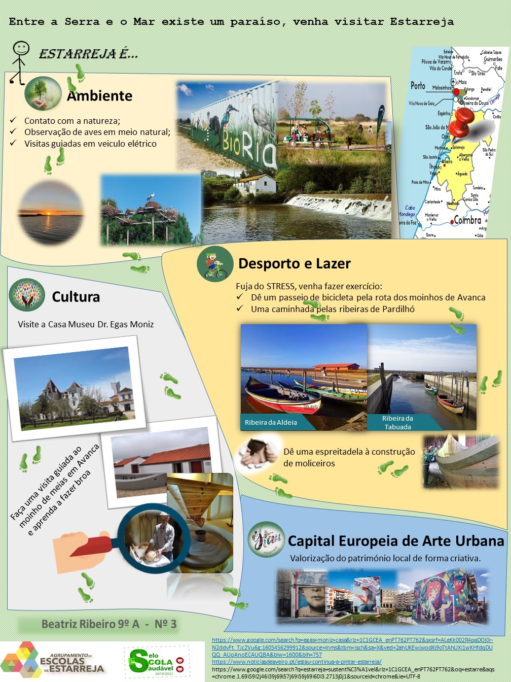 GeoDesafio: “Conheça a riqueza paisagística de Estarreja – Aveiro – Portugal”