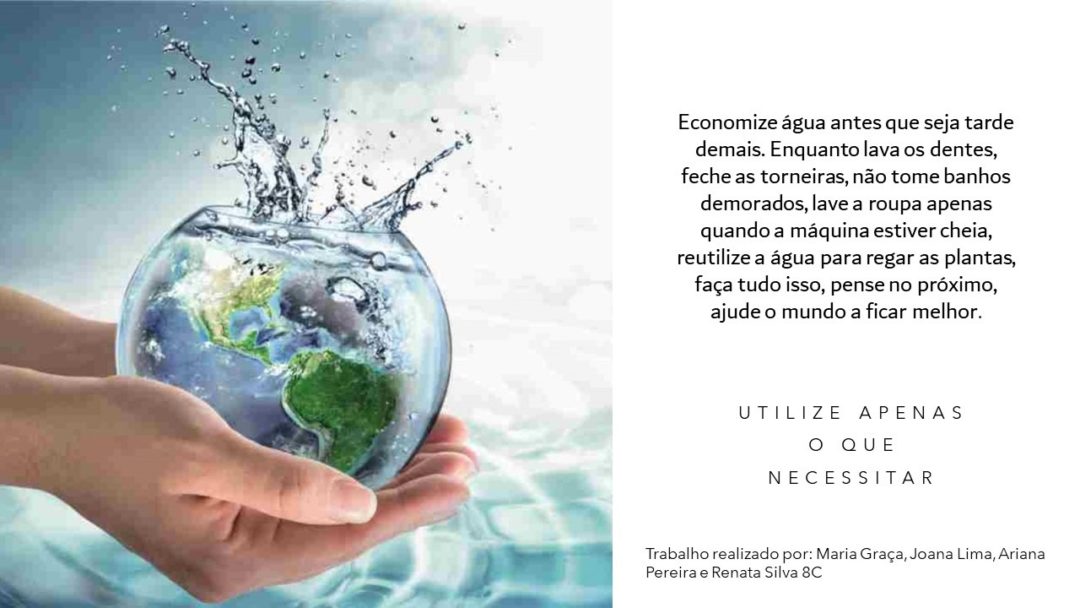 A água um recurso ameaçado-  Que posso eu fazer?