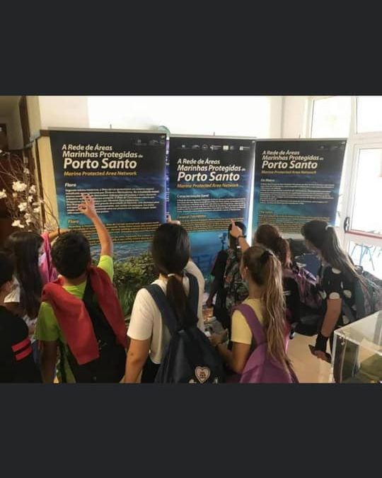 Visita à exposição sobre “ A Rede de Áreas Marinhas Protegidas do Porto Santo”
