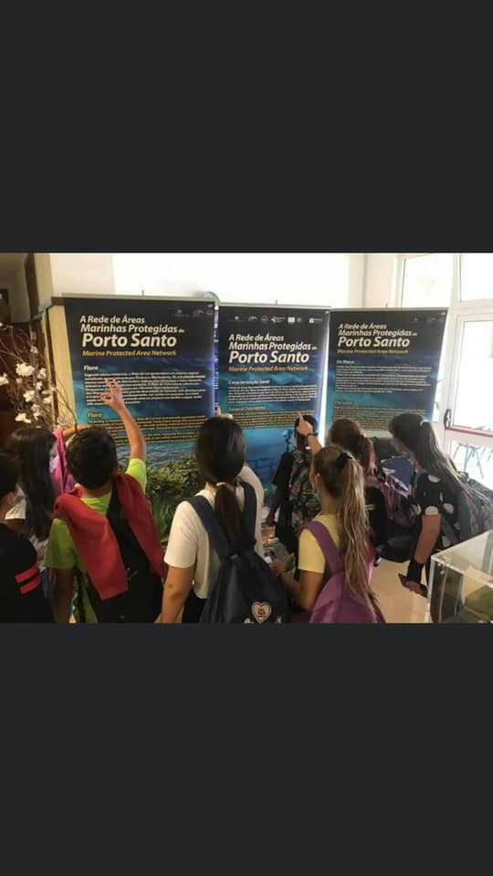 Visita à exposição sobre “ A Rede de Áreas Marinhas Protegidas do Porto Santo”