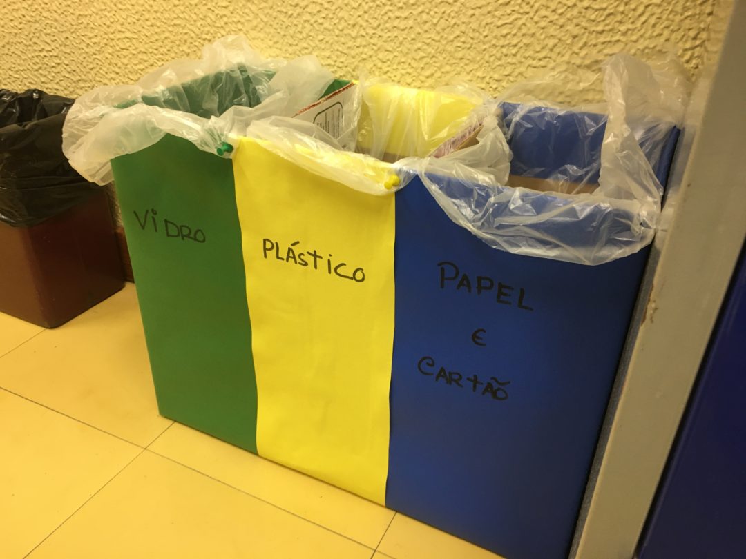 O ecoponto da  minha sala