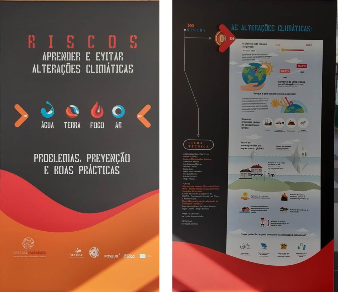 Exposição Riscos – Aprender e evitar alterações climáticas