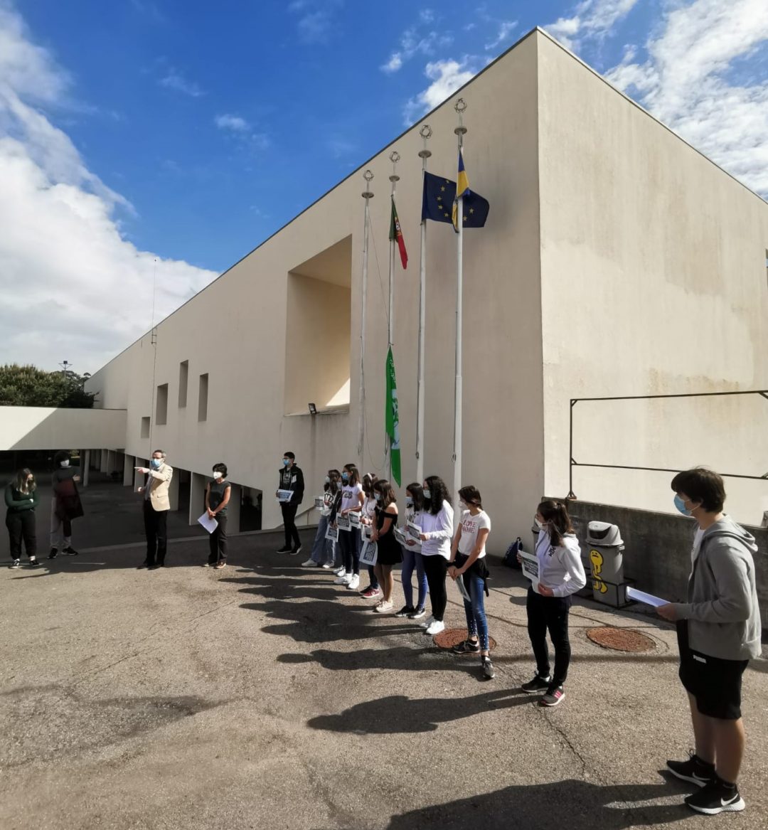 SEMANA ECO –  SESSÃO DE ABERTURA COM O HASTEAR DA BANDEIRA