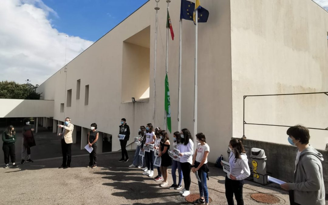 SEMANA ECO –  SESSÃO DE ABERTURA COM O HASTEAR DA BANDEIRA