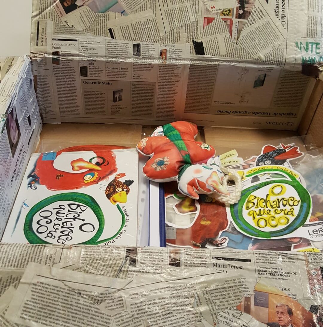 Construção de caixas para kits de leitura