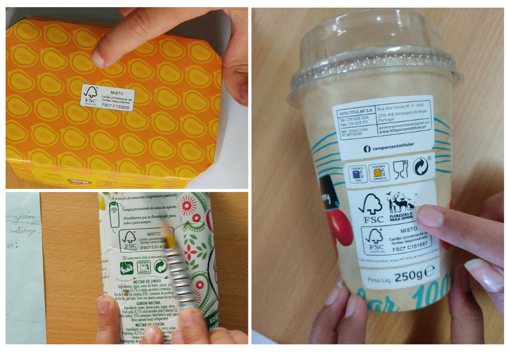 Ação 4: Rótulos a Procurar – Aula diferente em prol do Ambiente